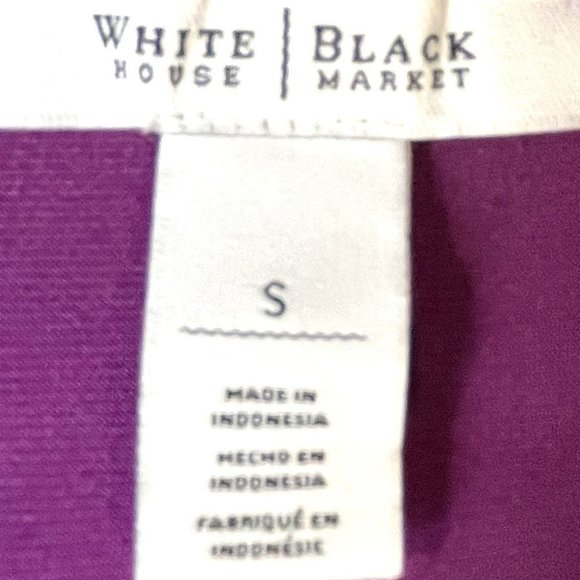 White House Black Market Purple Tank Top Size Small - Picture 3 of 3